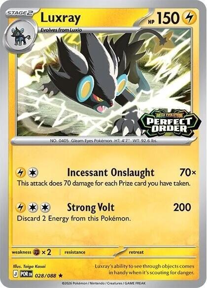 Perfect Order Luxray [Stamped] Pokémon card